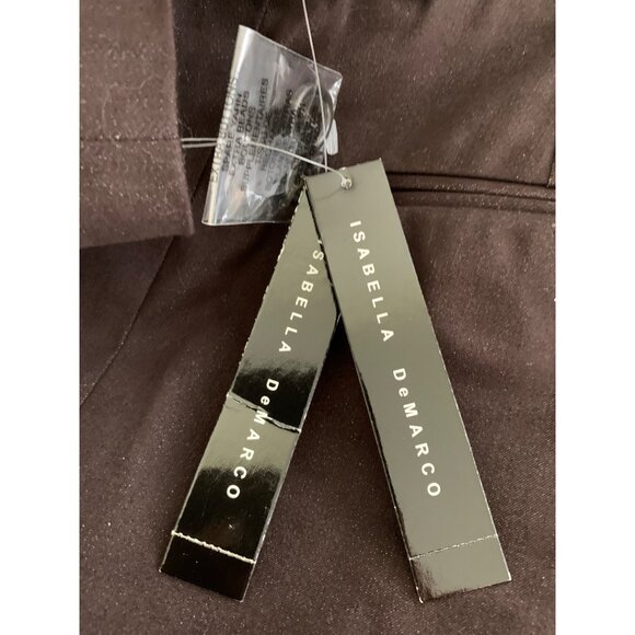 Isabella DeMarco Flare Power Suit NWT 2-Piece Size 2 & 4 Cotton Stretch 7530 - Picture 11 of 14